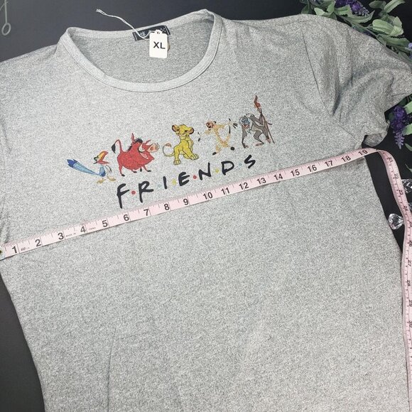 Lion King Simba Shirt Timon Pumbaa FRIENDS Knit Graphic Tee Blouse Short Sleeve - Picture 14 of 14